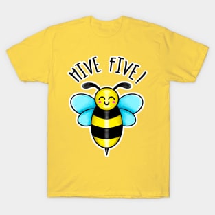 Kawaii Bee Hive Five T-Shirt